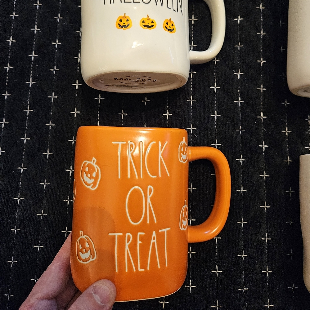 Rae Dunn 2023 Orange 'Trick or Treat' Mug. Brand New.